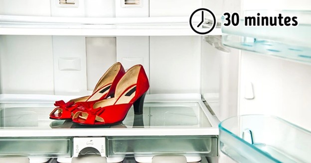 کفش پاشنه بلند را در فریزر بذاریم