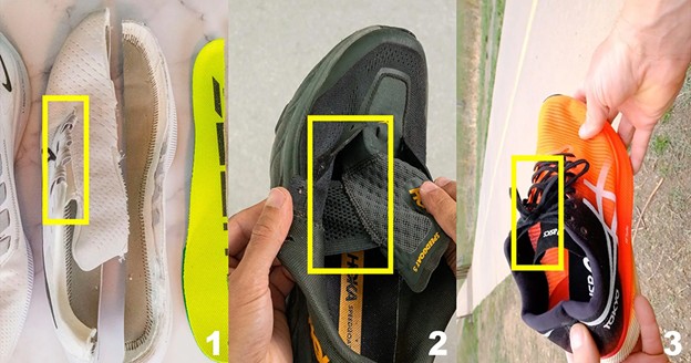 اجزای داخلی کفش روزمره زنانه