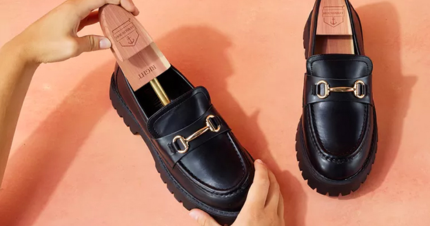 Why should we try to loosen tight leather shoes