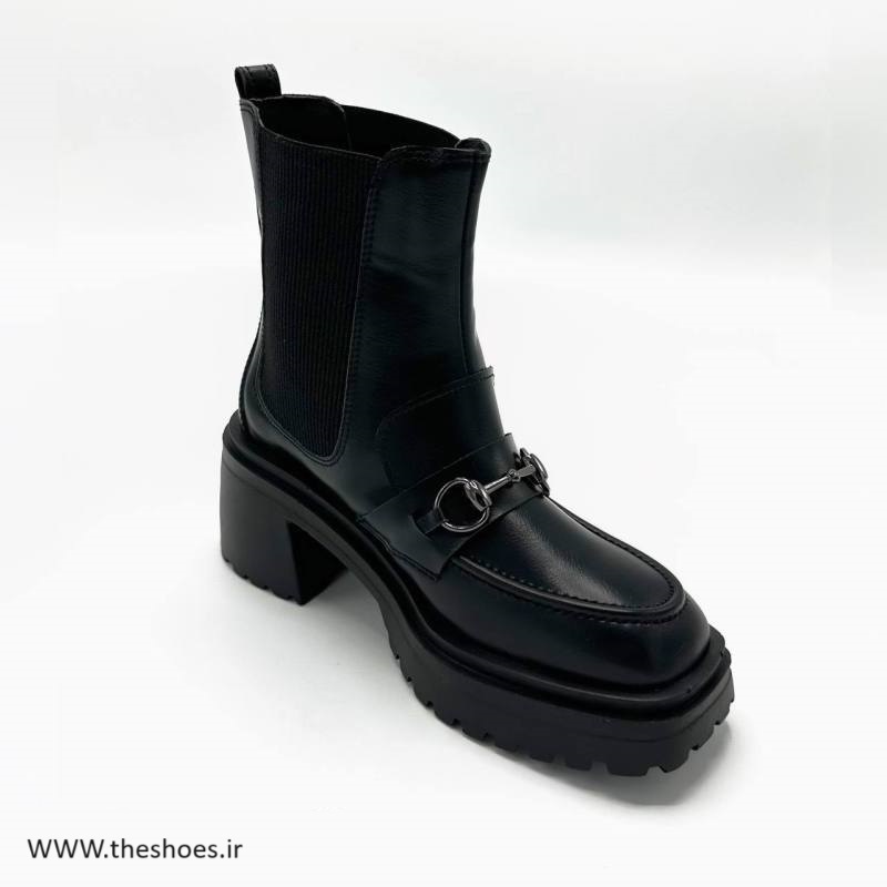 Stradivarius black shop ankle boots